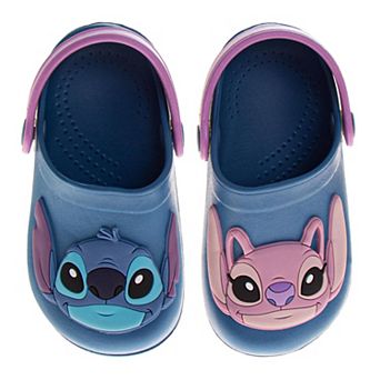Disney Lilo & Stitch Girls' Blue & Pink EVA Water Clogs (Toddler / Little Kid)