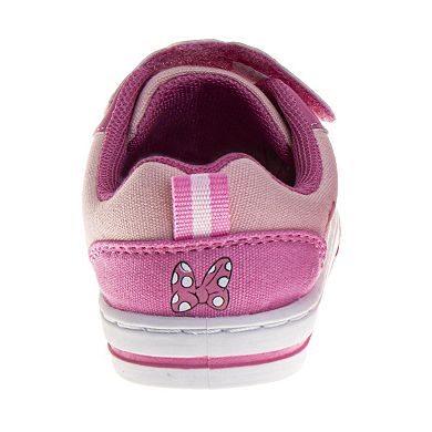 Disney Minnie Mouse Girls' Soft Casual Everyday Play Velcro Sneakers (Toddler / Big Kid)