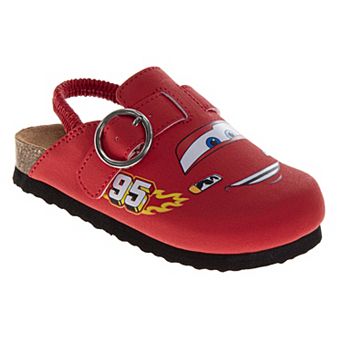 Disney Cars Lightning McQueen Boys' Clogs SlipOn, Cork, and Mule Sandals (Toddler / Little Kid)