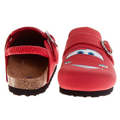 Disney Cars Lightning McQueen Boys' Clogs SlipOn, Cork, and Mule Sandals (Toddler / Little Kid)