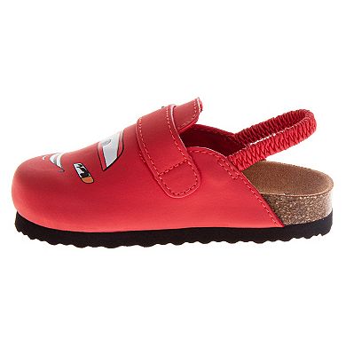 Disney Cars Lightning McQueen Boys' Clogs SlipOn, Cork, and Mule Sandals (Toddler / Little Kid)