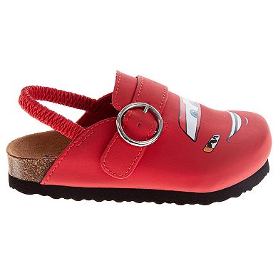 Disney Cars Lightning McQueen Boys' Clogs SlipOn, Cork, and Mule Sandals (Toddler / Little Kid)