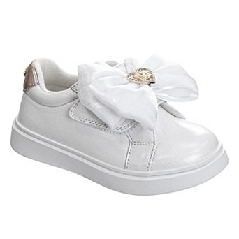 Badgley Mischka Sneakers for Girls Easy Hook-and-Loop Stylish (Toddler)