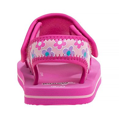 Disney Minnie Mouse Girls' Easy Hook-and-Loop Open-Toe Summer Fun Sandals (Toddler)