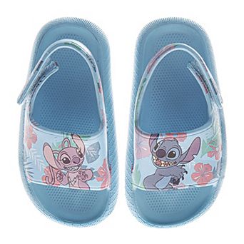 Disney Stitch & Angel Girls' Fun Comfortable Slide Sandals (Toddler / Little Kid)
