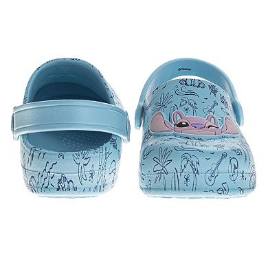Disney Stitch & Angel Girls' Fun Comfortable Slip-On Clogs (Toddler / Little Kid)