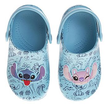 Disney Stitch & Angel Girls' Fun Comfortable Slip-On Clogs (Toddler / Little Kid)