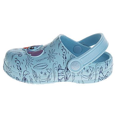 Disney Stitch & Angel Girls' Fun Comfortable Slip-On Clogs (Toddler / Little Kid)