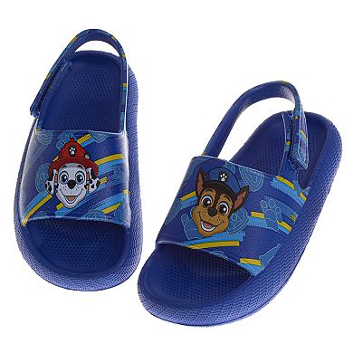 Nickelodeon Paw Patrol Boys' Easy Slip-On Water Friendly Slides (Toddler / Little Kid)