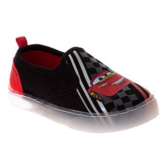 Disney Pixar Cars Lightning McQueen Boys' Red Canvas Shoes (Little Kid)