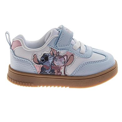 Disney Stitch Girls' Cute Alien Casual Easy On/Off Sneakers (Toddler / Little Kid)