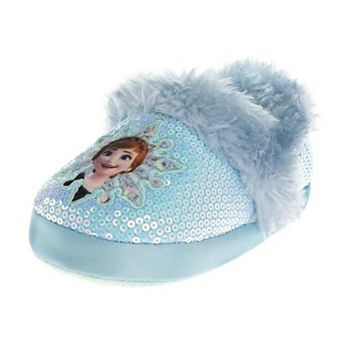 Disney Frozen Girls' Slippers Soft, Warm, and Comfortable Footwear (Toddler / Little Kid)