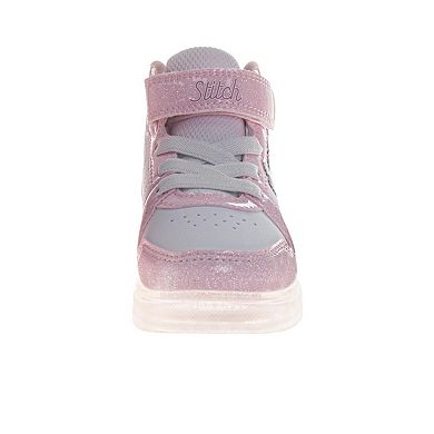 Disney Stitch Boys' High Top Casual Durable Canvas Sneakers (Toddler / Little Kid)