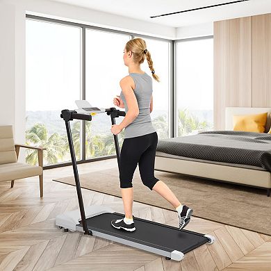 Merax Treadmills for Home, Treadmill with LED for Walking & Running