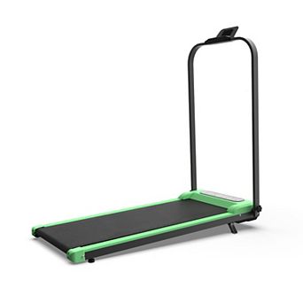 Merax Foldable Treadmill with Handle Bar & Incline, 2 in 1 Upgrade Portable Under Desk