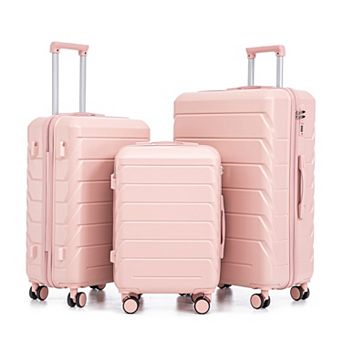 Merax Family HardSide Luggage Set with Anti Scratch ABS Shell & 360° Silent Wheels