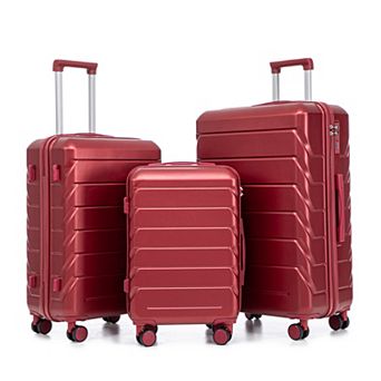 Merax Family HardSide Luggage Set with Anti Scratch ABS Shell & 360° Silent Wheels