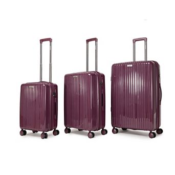 Merax 3 pc Expandable PP Hardside Luggage Set with 360° Spinner Wheels