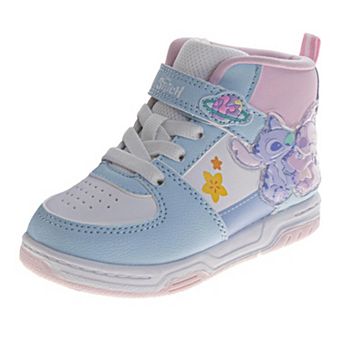 Disney Lilo & Stitch Light Blue & Pink High-Top Sneakers (Toddlers/Little Kids)