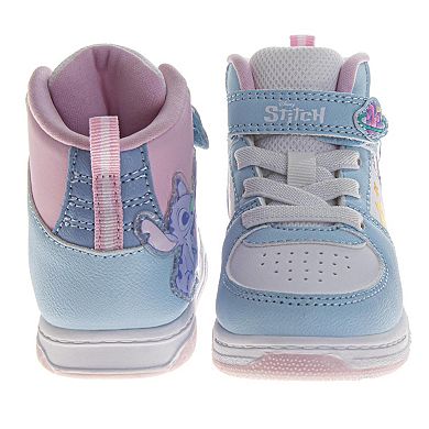 Disney Lilo & Stitch Light Blue & Pink High-Top Sneakers (Toddlers/Little Kids)
