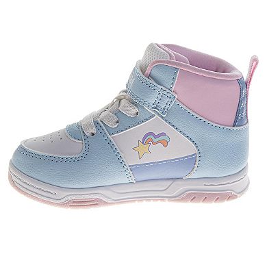 Disney Lilo & Stitch Light Blue & Pink High-Top Sneakers (Toddlers/Little Kids)