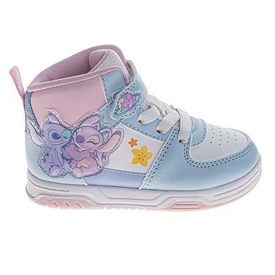 Disney Lilo & Stitch Light Blue & Pink High-Top Sneakers (Toddlers/Little Kids)