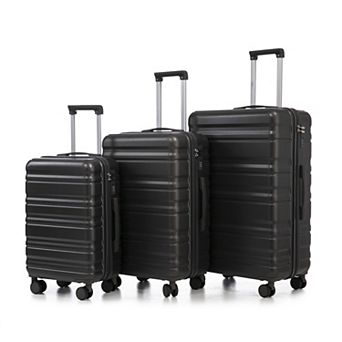 Merax Family Hard Side Luggage Set with Anti Scratch ABS Shell & 360° Silent Wheels