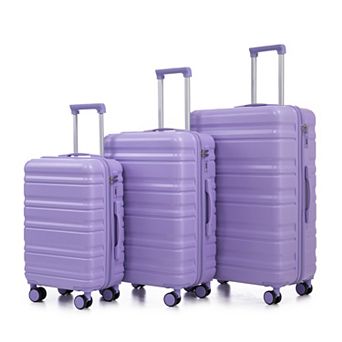 Merax Family Hard Side Luggage Set with Anti Scratch ABS Shell & 360° Silent Wheels