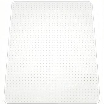 KSIZUIS Heavy Duty Chair Mat for Carpet - 45"x53" Clear with Lip, Protects Low Pile Flooring