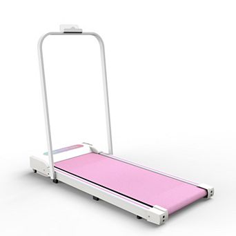 Merax Under Desk Treadmill, Walking Pad, 2 in 1 Portable Treadmill with Handle Remote Control