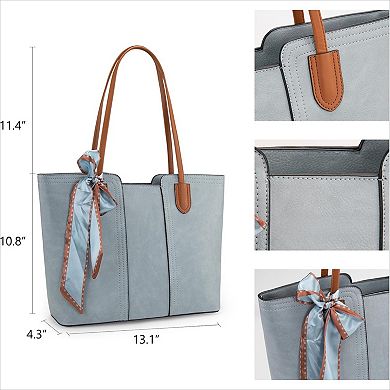 Satchel Style Tote Bag Medium Size with Top Handle for Carrying