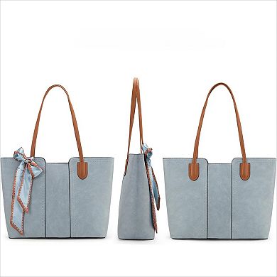 Satchel Style Tote Bag Medium Size with Top Handle for Carrying