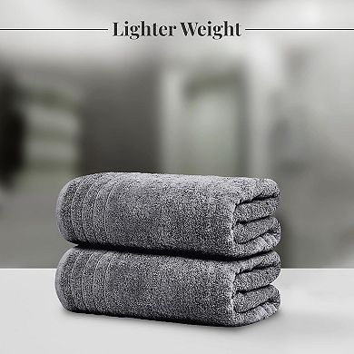 Towels Pack of 8 Towels Set, 2 Extra Large Bath, 2 Hand, 4 Washcloths, Cotton, Lighter Weight
