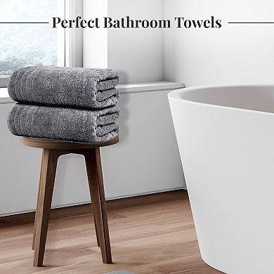 Towels Pack of 8 Towels Set, 2 Extra Large Bath, 2 Hand, 4 Washcloths, Cotton, Lighter Weight