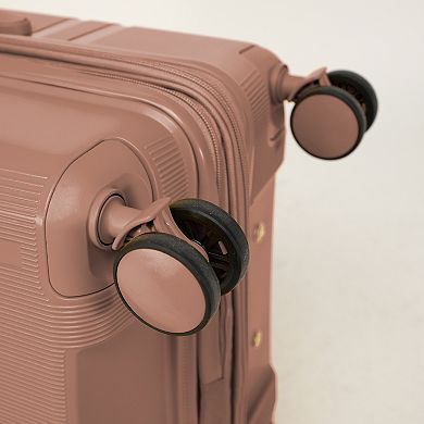 Merax PP Hard Shell Expandable Luggage with 360° Spinner Wheels & Scratch Resistant Surface