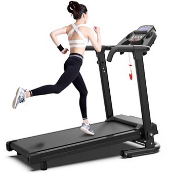 Merax Foldable Treadmill for Home, 2.5HP Portable Treadmill with Handles
