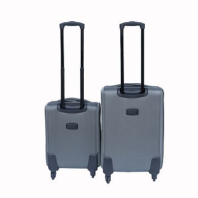 Merax TwoPiece Premium Softside Luggage with High-Density Oxford Cloth & Silent 360° Wheels