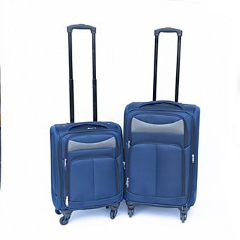 Merax Premium Softside Luggage with High-Density Oxford Cloth & Silent 360° Wheels