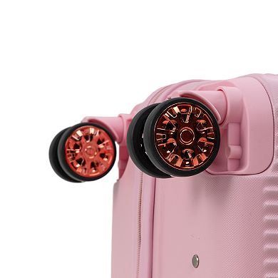 Merax ABS Hard Shell Luggage with 360° Spinner Wheels, Scratch-Resistant Travel Suitcase