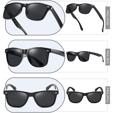 Polarized Unisex Sunglasses with UV Protection Classic Style