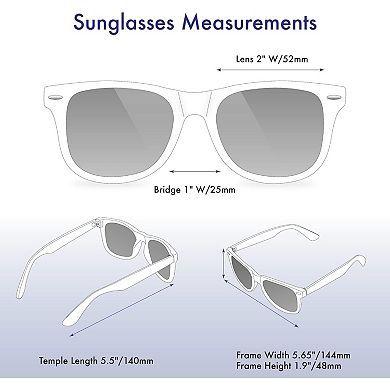 Polarized Unisex Sunglasses with UV Protection Classic Style