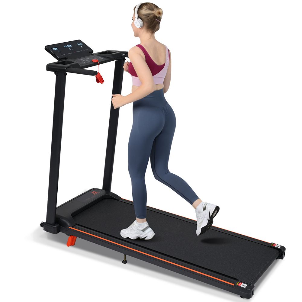 Merax 3.0HP Foldable Treadmill, 8% Incline with Handle, 265 lbs