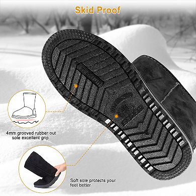 Women’s Waterproof Faux Suede Snow Boots