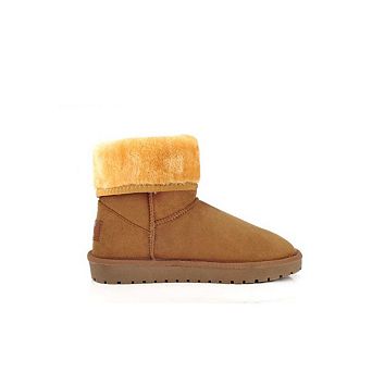 Women’s Waterproof Faux Suede Snow Boots