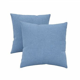 Covers&All Sunbrella Outdoor Throw Pillows, Pack of 2, Water & UV Fade Resistant (Insert with Cover)