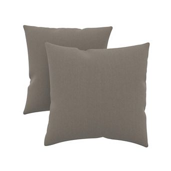 Covers&All Sunbrella Outdoor/Indoor Throw Pillows, Pack of 2, Water Resistant & UV Fade Resistant