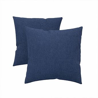 Covers&All Sunbrella Outdoor Throw Pillows, Pack of 2, Water & UV Fade Resistant (Insert with Cover)