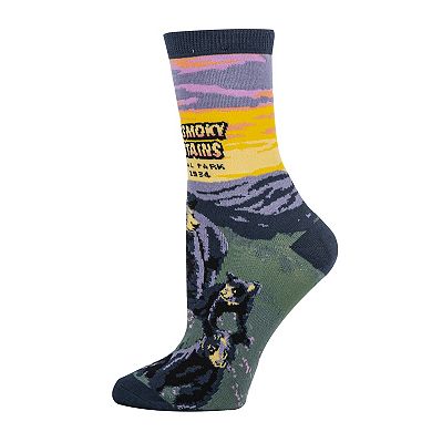 The Great Smoky Mts. - Womens Crew Socks