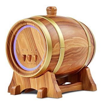 Barrel Ultrasonic Diffuser with Bluetooth Speaker