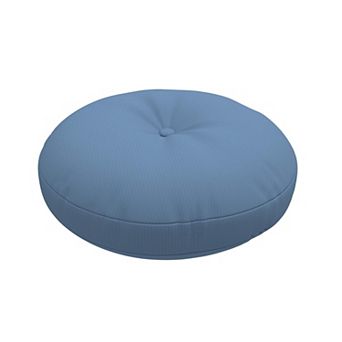 Covers&All Button Tufted Round Seat Cushion, Thick Outdoor/Indoor Chair Pillow for Patio Chairs